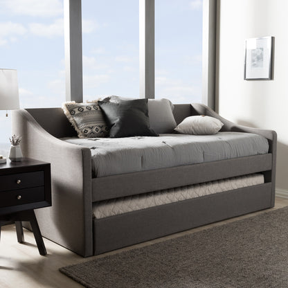 Baxton Studio - Barnstorm Daybed in Grey - CF8755-Grey-Day Bed view 6