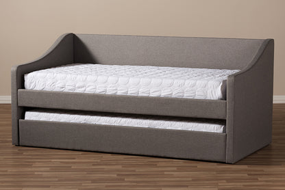 Baxton Studio - Barnstorm Daybed in Grey - CF8755-Grey-Day Bed view 10