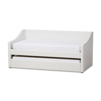 Baxton Studio - Barnstorm Daybed in White - CF8755-White-Day Bed view 1
