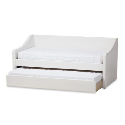Baxton Studio - Barnstorm Daybed in White - CF8755-White-Day Bed view 2