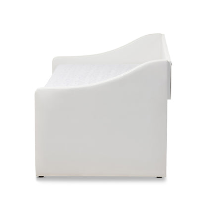 Baxton Studio - Barnstorm Daybed in White - CF8755-White-Day Bed view 3