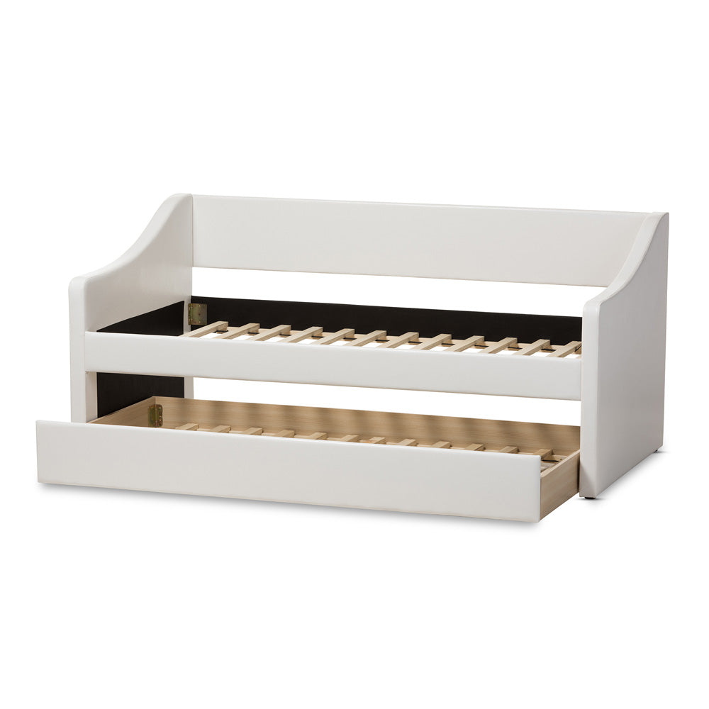 Baxton Studio - Barnstorm Daybed in White - CF8755-White-Day Bed view 5