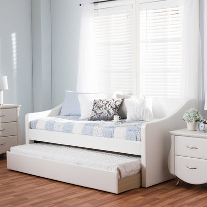 Baxton Studio - Barnstorm Daybed in White - CF8755-White-Day Bed view 7