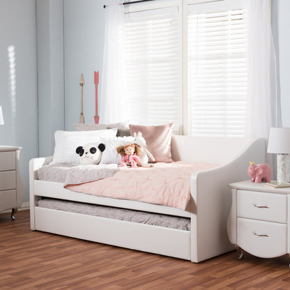 Baxton Studio - Barnstorm Daybed in White - CF8755-White-Day Bed view 8
