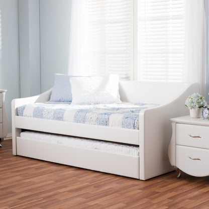 Baxton Studio - Barnstorm Daybed in White - CF8755-White-Day Bed view 11