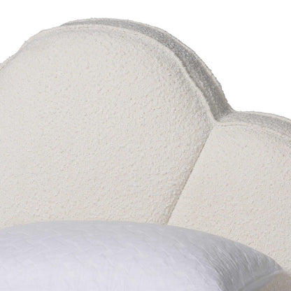 Baxton Studio - Barrera King Size Bed in Cream/Black - BBT61331-Floating Bed-Cream-King view 4