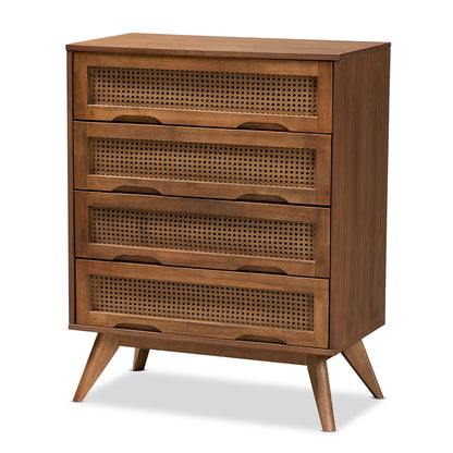 Baxton Studio - Barrett Chest in Walnut Brown - MG9001-Rattan-4DW-Chest view 1