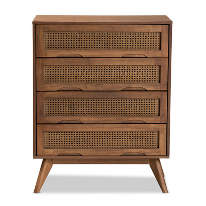 Baxton Studio - Barrett Chest in Walnut Brown - MG9001-Rattan-4DW-Chest view 3