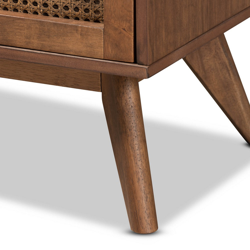 Baxton Studio - Barrett Dresser in Walnut Brown - MG9001-Rattan-6DW-Dresser view 6