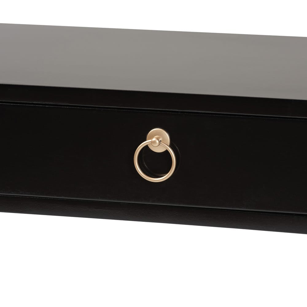 Baxton Studio - Beagan Console Table in Black/Gold - JY20B168-Black/Gold view 5