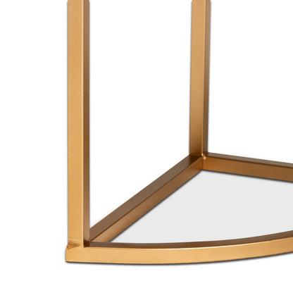 Baxton Studio - Beale Console Table in Green/Gold - JY20A157-Green/Gold-Console view 7