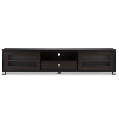 Baxton Studio - Beasley TV Stand in Dark Brown - TV834180-Wenge view 2