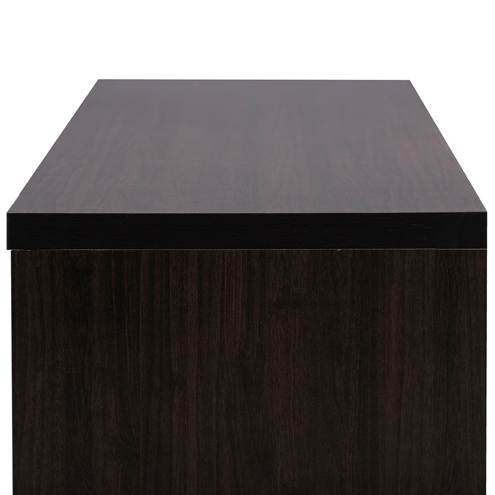 Baxton Studio - Beasley TV Stand in Dark Brown - TV834180-Wenge view 4