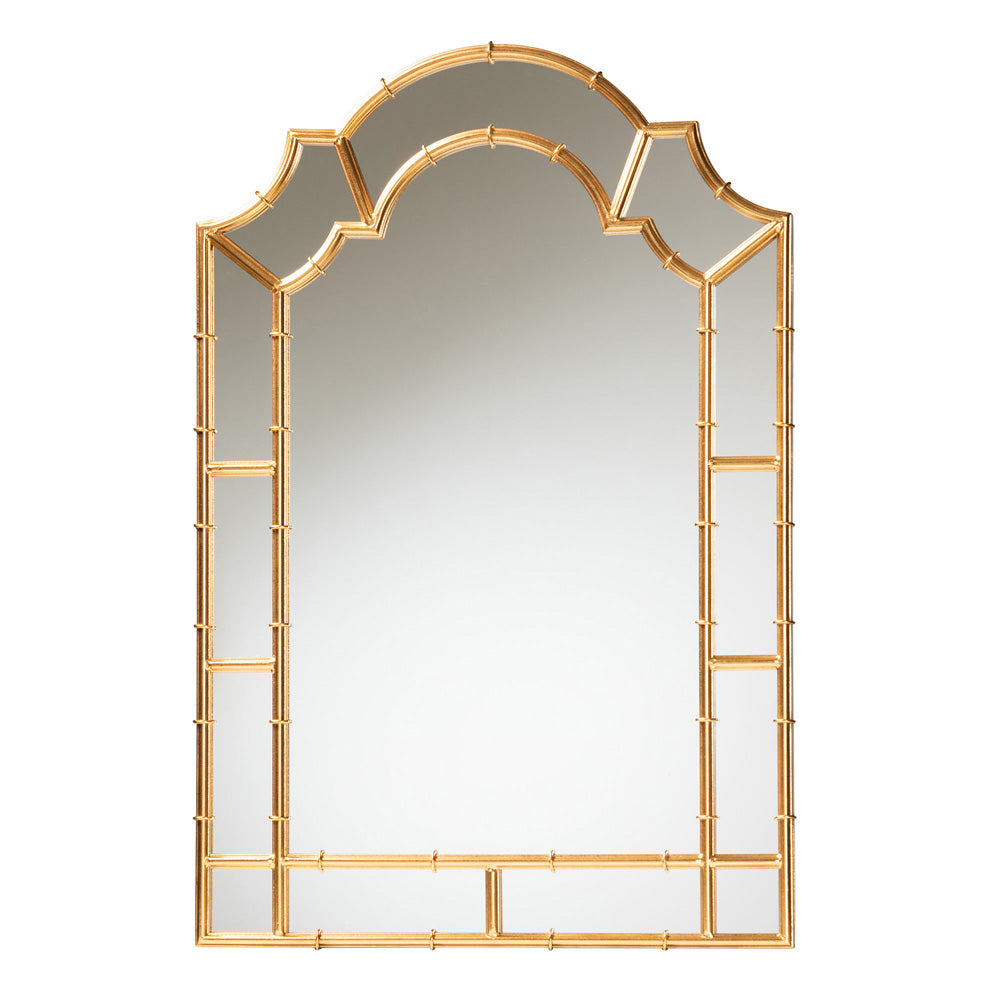Baxton Studio - Bedivere Mirror in Antique goldleaf - RXW-10738 view 1