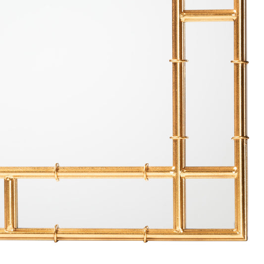 Baxton Studio - Bedivere Mirror in Antique goldleaf - RXW-10738 view 2