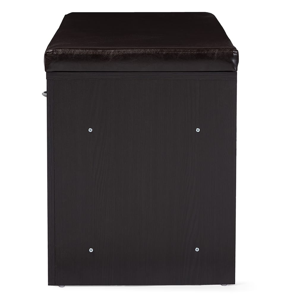Baxton Studio - Bench in Dark Brown  - WI5374 view 3