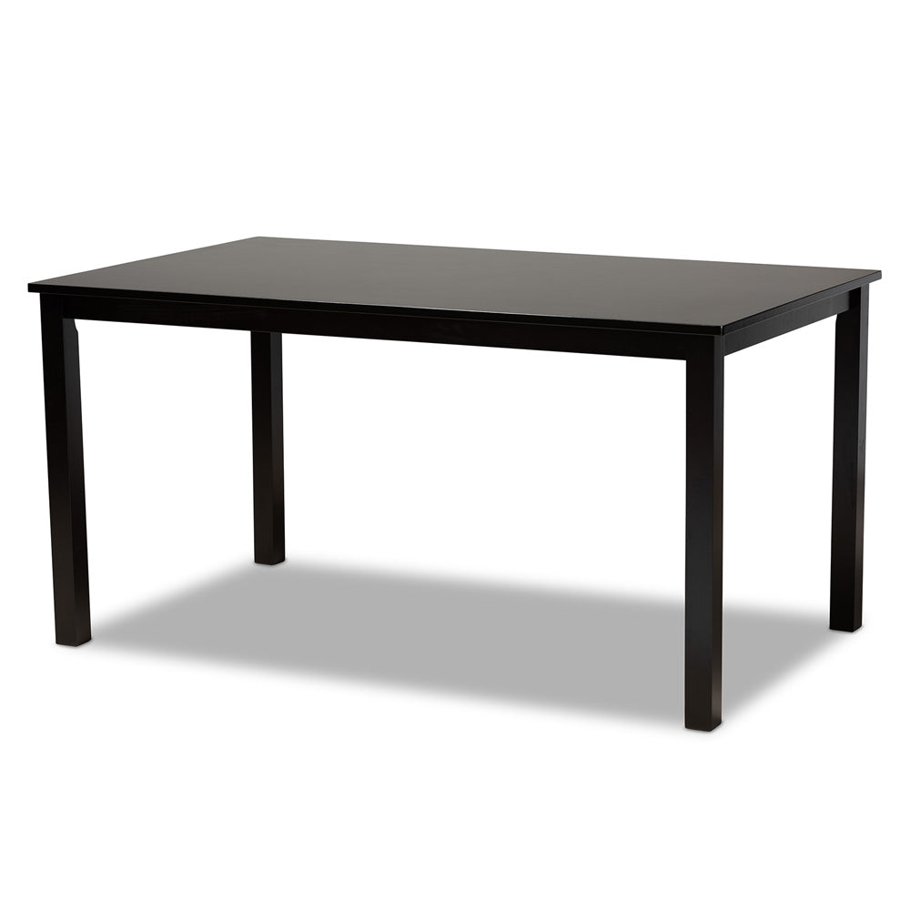 Baxton Studio - Bennett Dining Set in Grey/dark brown - RH315C-Grey/Dark Brown-6PC Dining Set view 4