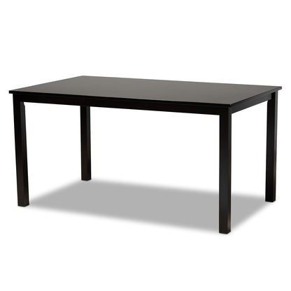 Baxton Studio - Bennett Dining Set in Grey/dark brown - RH315C-Grey/Dark Brown-6PC Dining Set view 4