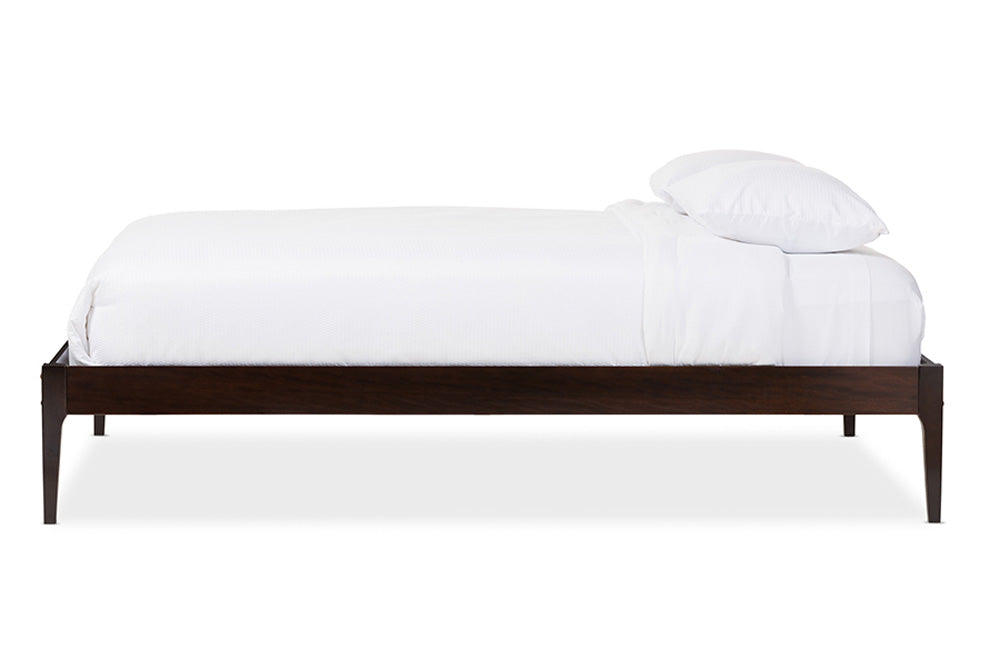 Baxton Studio - Bentley Queen Size Bed - SW8021-CappucciNo-A43-Queen view 2