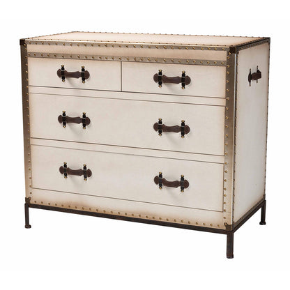 Baxton Studio - Benton Storage Cabinet in Beige/Coffee/Black - JY23B238-White-Cabinet view 1