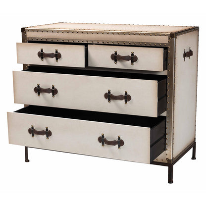Baxton Studio - Benton Storage Cabinet in Beige/Coffee/Black - JY23B238-White-Cabinet view 2