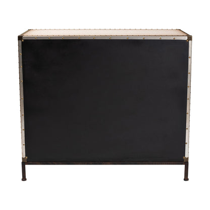 Baxton Studio - Benton Storage Cabinet in Beige/Coffee/Black - JY23B238-White-Cabinet view 5