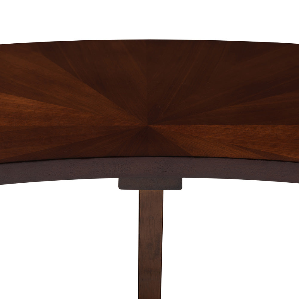 Baxton Studio - Berlin Dining Bench in Walnut - Berlin-Walnut-Bench view 3