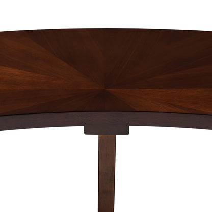 Baxton Studio - Berlin Dining Bench in Walnut - Berlin-Walnut-Bench view 3