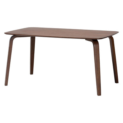 Baxton Studio - Billie Dining Set in Walnut Brown - Billie-Walnut-5PC Dining Set view 3