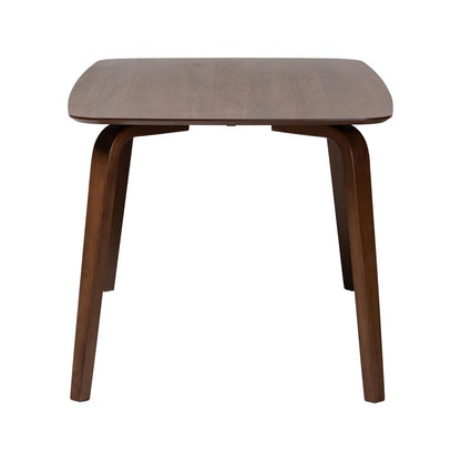 Baxton Studio - Billie Dining Table in Walnut Brown - Billie-Walnut-Rectangle-DT view 3