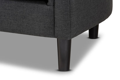 Baxton Studio - Bisset Chair - 1809-Grey-CC view 8