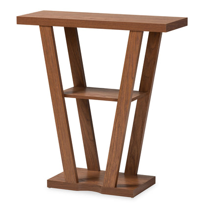 Baxton Studio - Boone Console Table in Walnut Brown - FP-01-Walnut-Console view 1