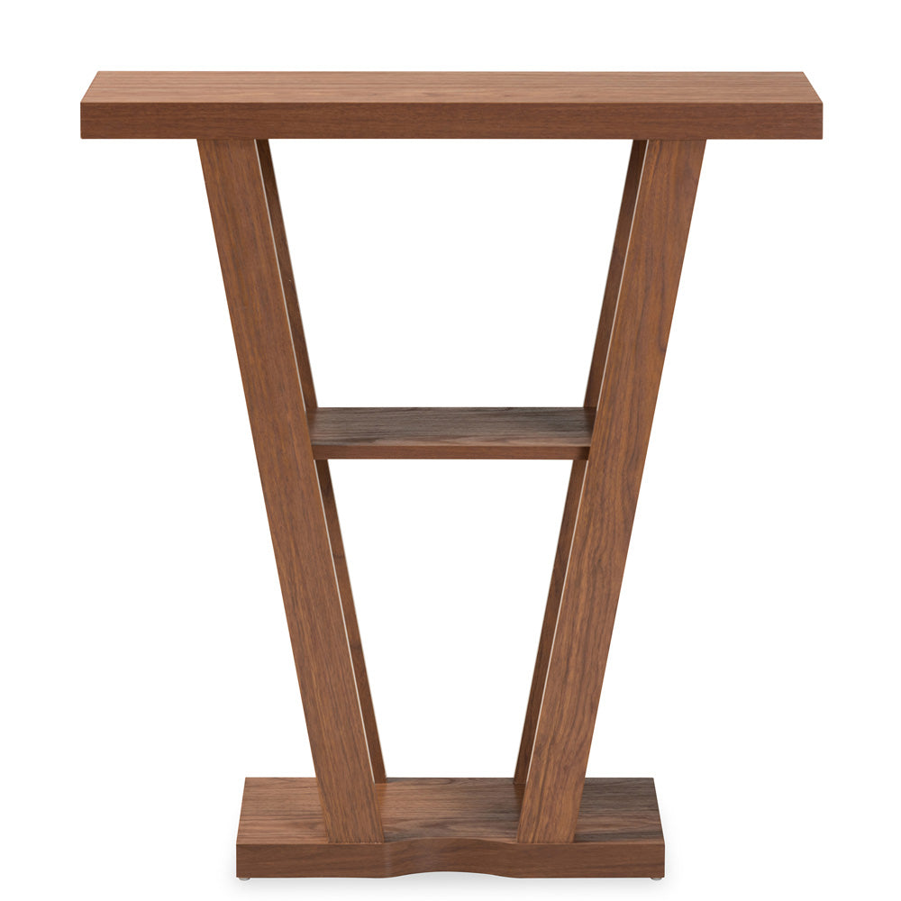 Baxton Studio - Boone Console Table in Walnut Brown - FP-01-Walnut-Console view 2