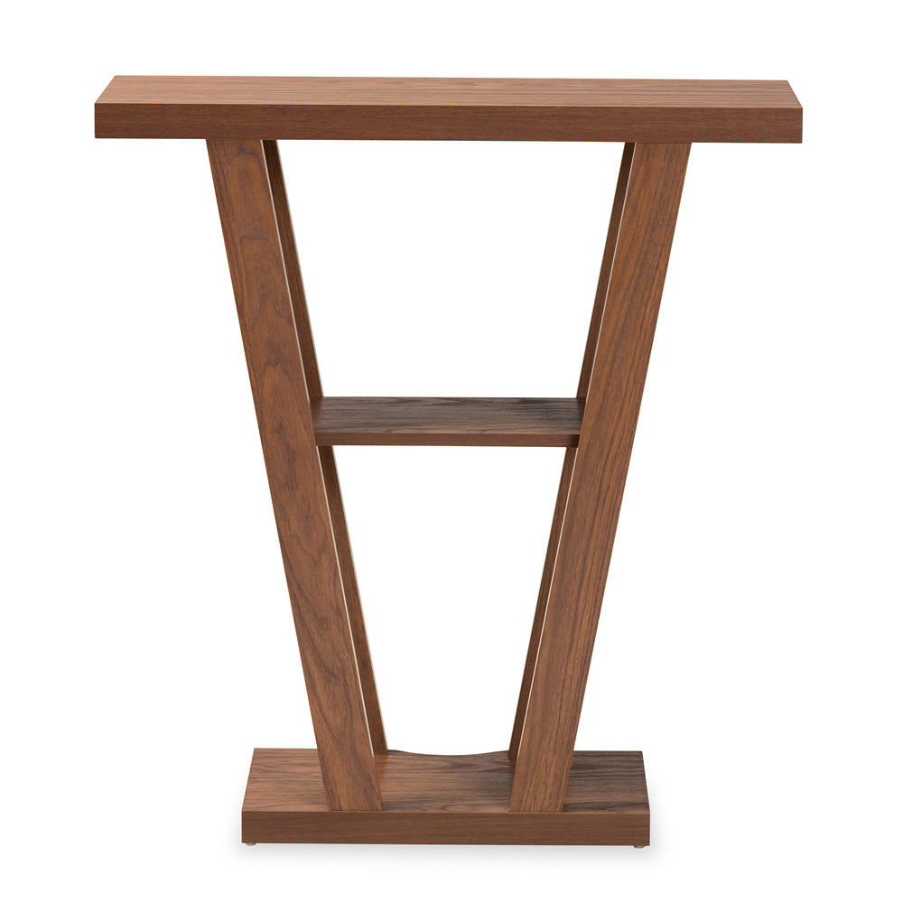 Baxton Studio - Boone Console Table in Walnut Brown - FP-01-Walnut-Console view 4