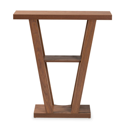 Baxton Studio - Boone Console Table in Walnut Brown - FP-01-Walnut-Console view 4