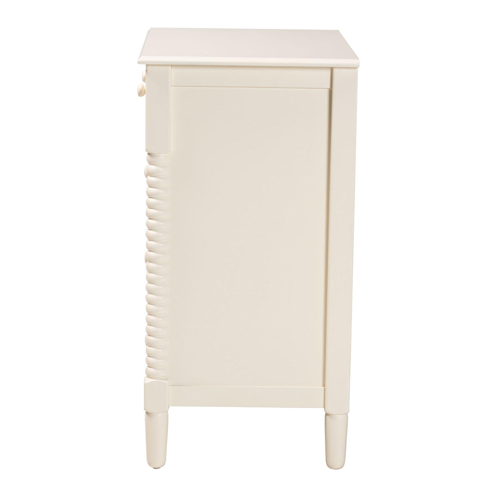 Baxton Studio - Braith Chest in Ivory - SW8000-88CH5D-Ivory-Chest view 4