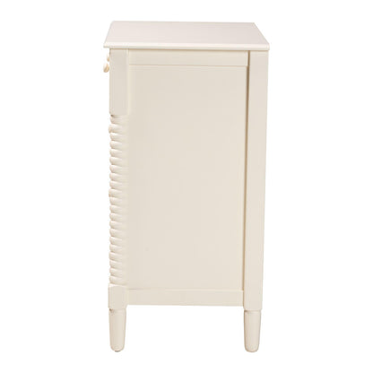 Baxton Studio - Braith Chest in Ivory - SW8000-88CH5D-Ivory-Chest view 4