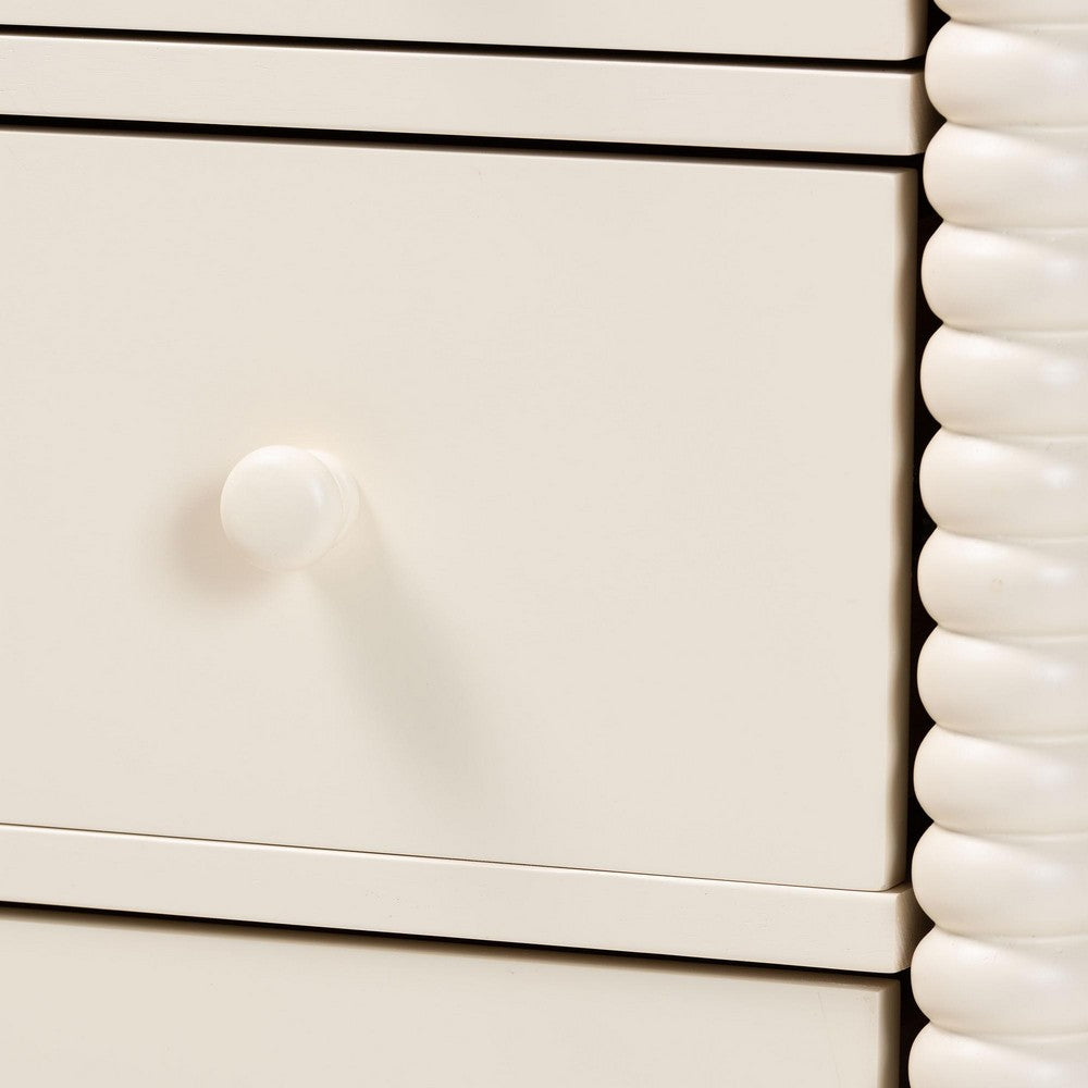 Baxton Studio - Braith Chest in Ivory - SW8000-88CH5D-Ivory-Chest view 5