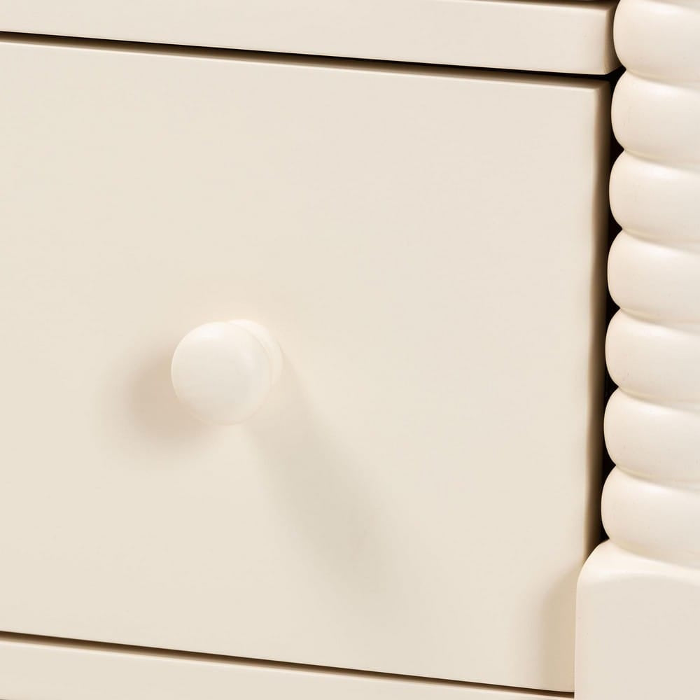 Baxton Studio - Braith Dresser in Ivory - SW8000-88D7D-Ivory-Dresser view 5