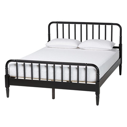 Baxton Studio - Braith King Bedroom Set in Black - Christina-Black-4PC King Bedroom Set view 3
