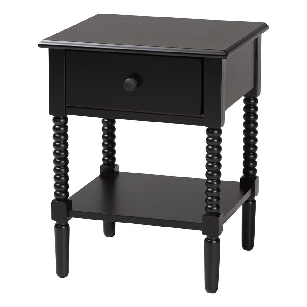 Baxton Studio - Braith King Bedroom Set in Black - Christina-Black-4PC King Bedroom Set view 4