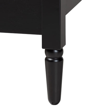 Baxton Studio - Braith King Bedroom Set in Black - Christina-Black-4PC King Bedroom Set view 9