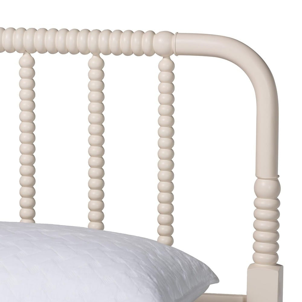 Baxton Studio - Braith King Bedroom Set in Ivory - SW8620-Ivory-4PC King Bedroom Set view 9