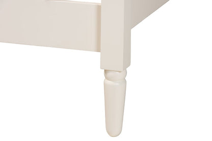 Baxton Studio - Braith King Bedroom Set in Ivory - SW8620-Ivory-4PC King Bedroom Set view 10