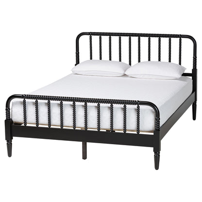 Baxton Studio - Braith Queen Size Bed in Black - SW8620-Black-Queen view 1