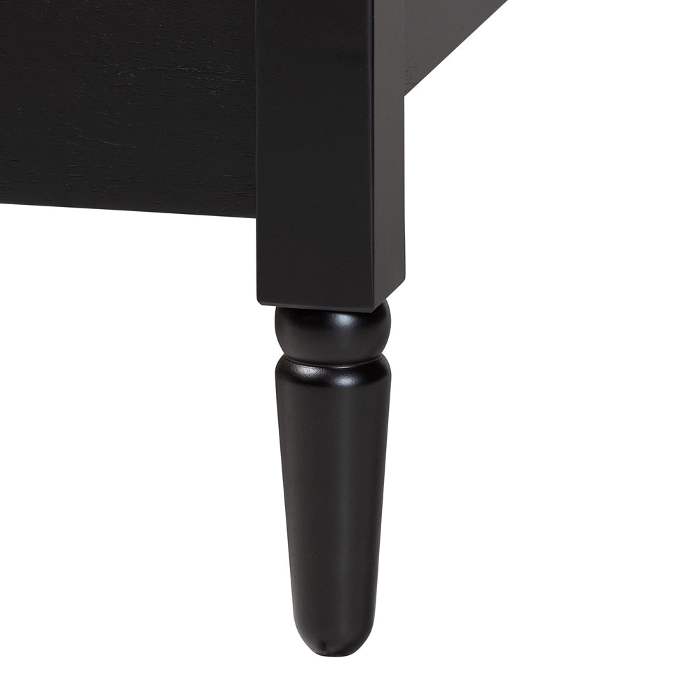 Baxton Studio - Braith Queen Size Bed in Black - SW8620-Black-Queen view 5
