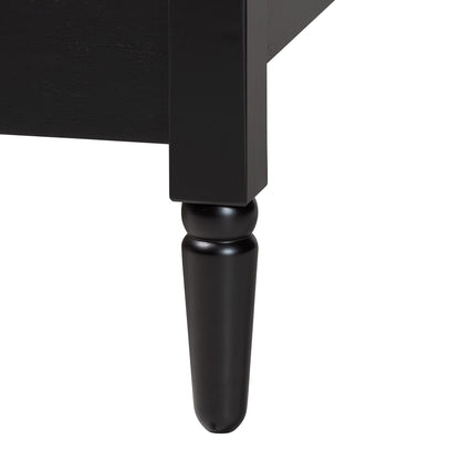 Baxton Studio - Braith Queen Size Bed in Black - SW8620-Black-Queen view 5