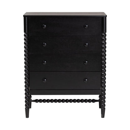 Baxton Studio - Brantley Chest in Black - MG9025-Black-4DW-Chest view 4