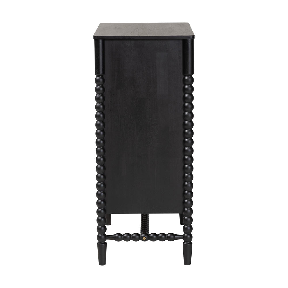 Baxton Studio - Brantley Chest in Black - MG9025-Black-4DW-Chest view 5