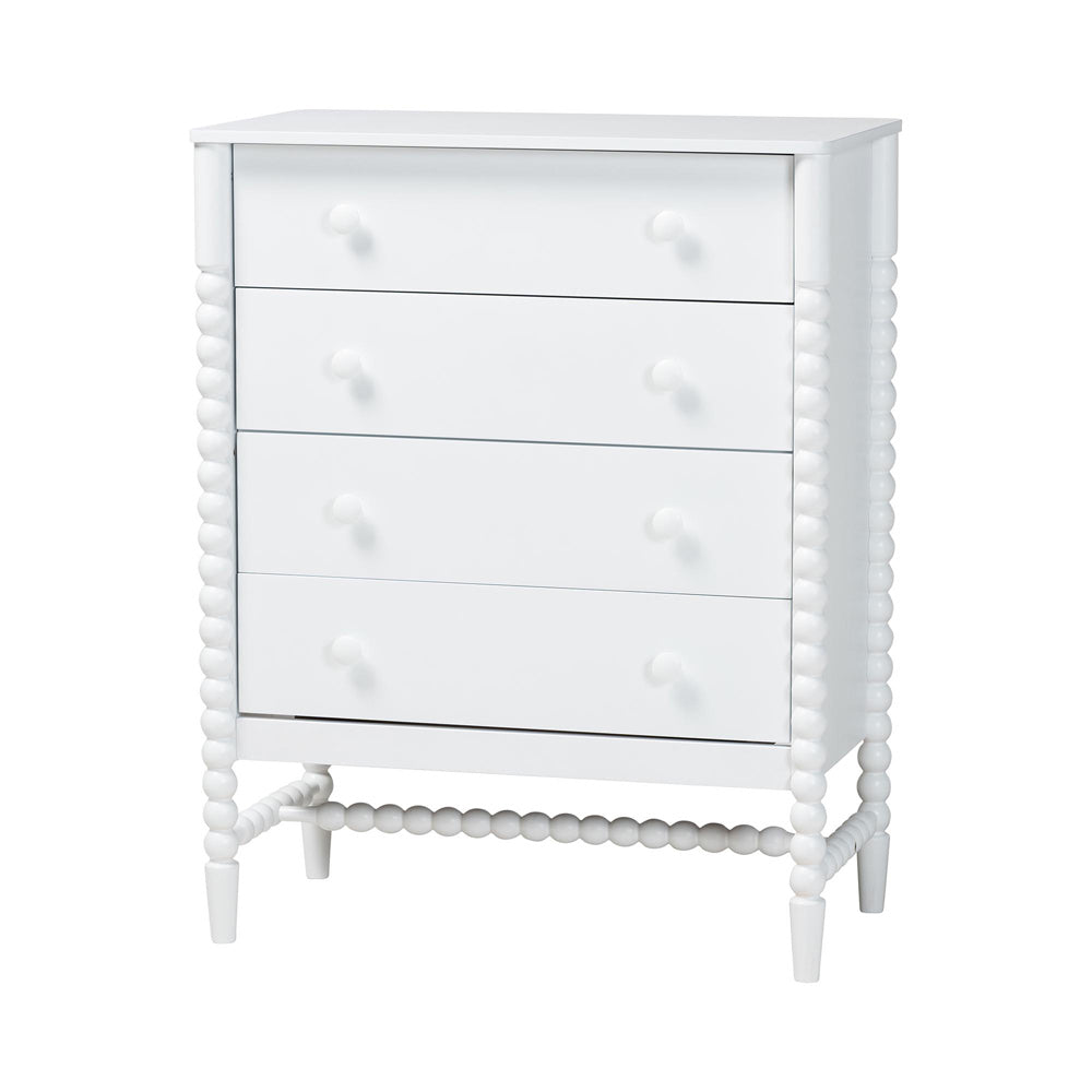 Baxton Studio - Brantley Chest in White - MG9025-White-4DW-Chest view 1